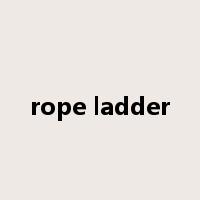 rope ladder是什么意思