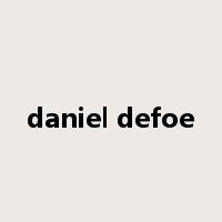 daniel defoe是什么意思