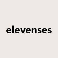 elevenses是什么意思