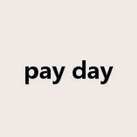 pay day是什么意思