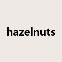 hazelnuts是什么意思