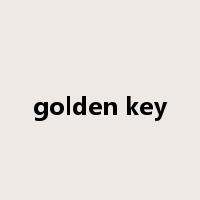 golden key是什么意思