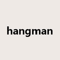 hangman是什么意思