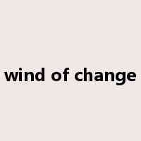 wind of change是什么意思