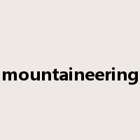 mountaineering是什么意思