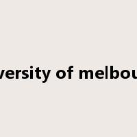 university of melbourne是什么意思