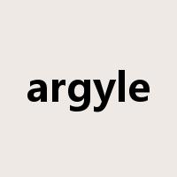 argyle是什么意思