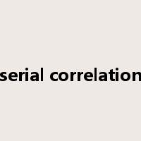 serial correlation是什么意思