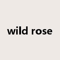 wild rose是什么意思