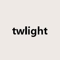 twlight是什么意思