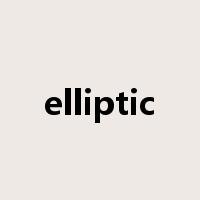 elliptic是什么意思