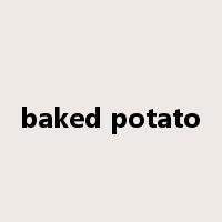 baked potato是什么意思