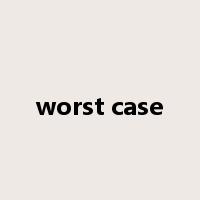 worst case是什么意思