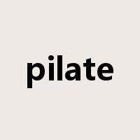 pilate是什么意思