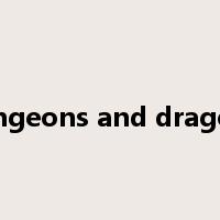 dungeons and dragons是什么意思