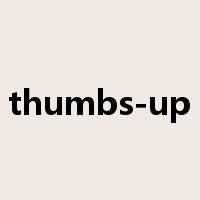 thumbs-up是什么意思
