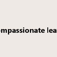 compassionate leave是什么意思