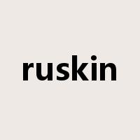 ruskin是什么意思
