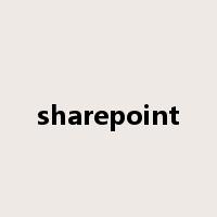 sharepoint是什么意思