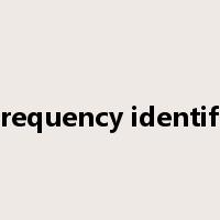 radio frequency identification是什么意思