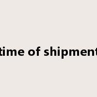 time of shipment是什么意思