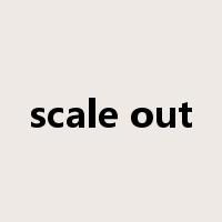 scale out是什么意思