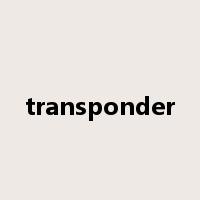 transponder是什么意思