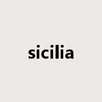 sicilia是什么意思