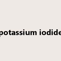 potassium iodide是什么意思