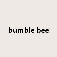 bumble bee是什么意思