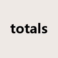 totals是什么意思