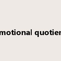 emotional quotient是什么意思