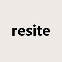 resite是什么意思