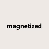 magnetized是什么意思