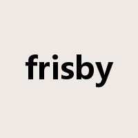frisby是什么意思