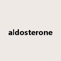 aldosterone是什么意思
