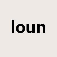 loun是什么意思