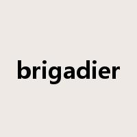 brigadier是什么意思