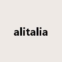 alitalia是什么意思