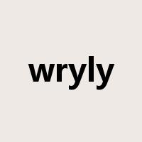 wryly是什么意思