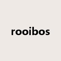rooibos是什么意思