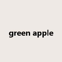 green apple是什么意思