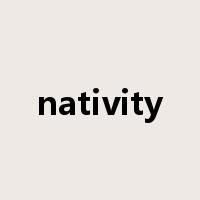 nativity是什么意思