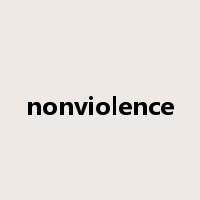 nonviolence是什么意思