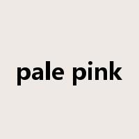 pale pink是什么意思