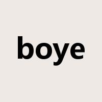 boye是什么意思