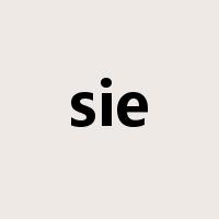 sie是什么意思