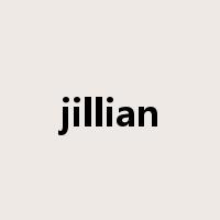 jillian是什么意思