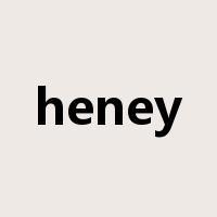 heney是什么意思