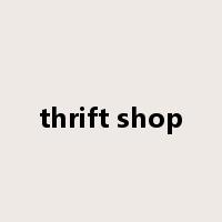 thrift shop是什么意思